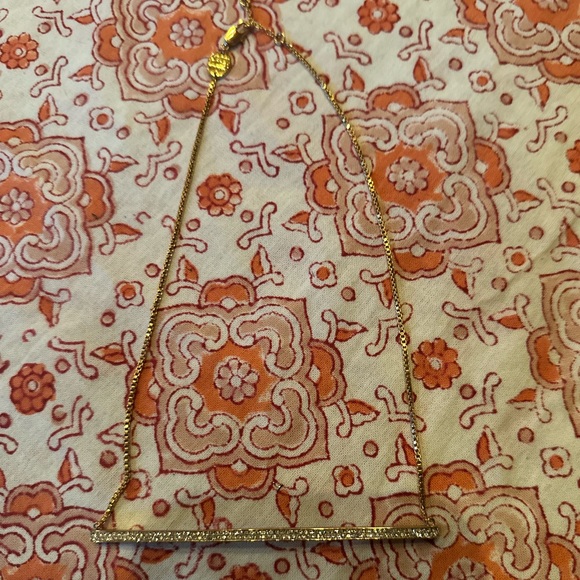 Henri Bendel New York Collar Bar w Rhinestone Necklace - $75 - Picture 1 of 4